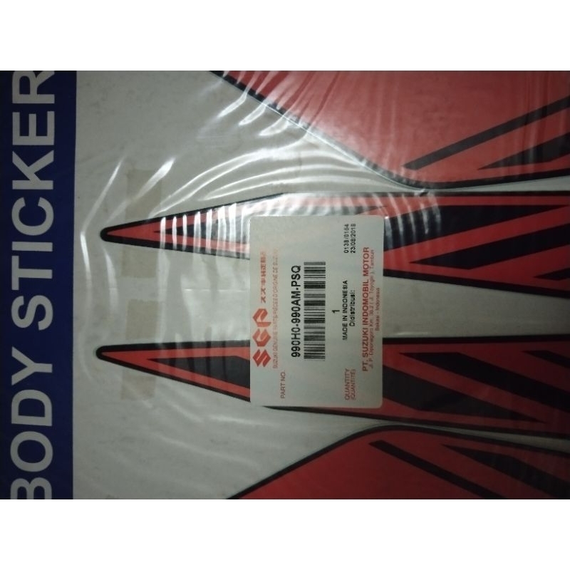 stiker Address playfull All Warna 110 cc sgp