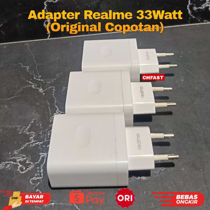 Adaptor Realme 33watt (Original copotan)