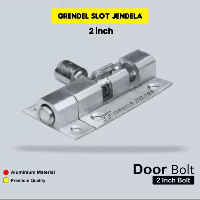 grendel slot jendela 2 inch/grendel pintu dan jendela