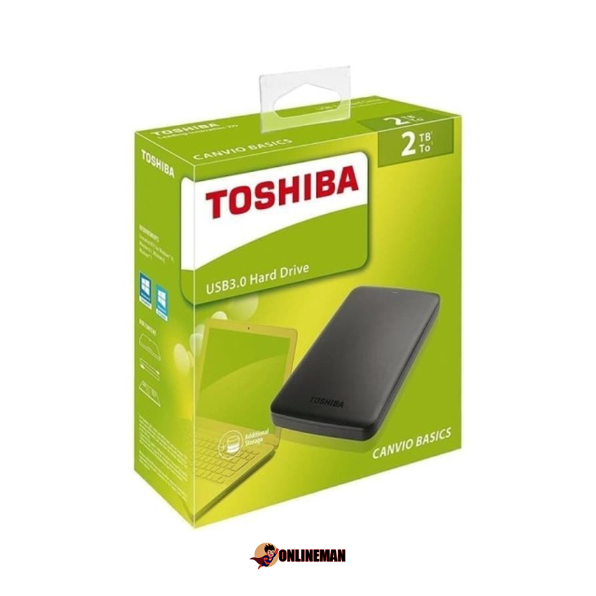 2TB - Toshiba Toshiba Canvio - HDD/HD/ Hardisk External