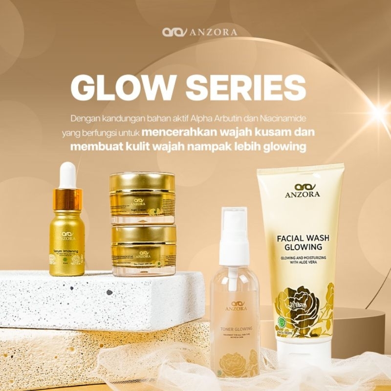 Paket Anzora Skincare Original // Anzora Glow // Anzora Acne