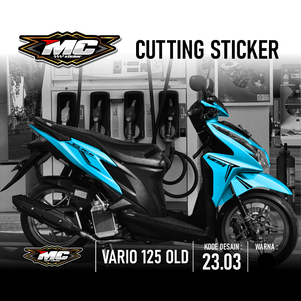 ( COD ) Cutting Sticker Striping Vario 125 Fi OLD 23.03 - Striping Variasi Vario 125 Old  Click 125 