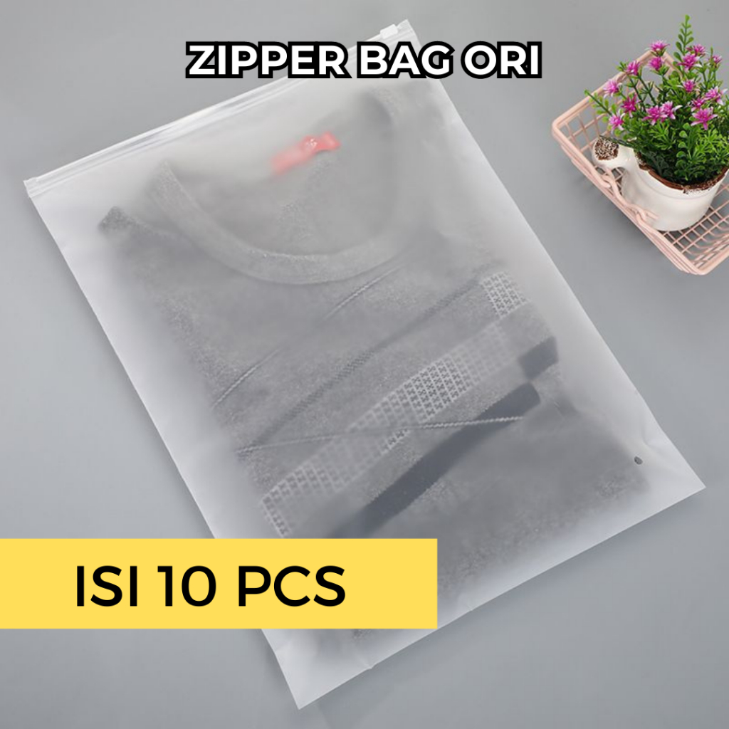 

Ziplock / zipper bag Premium Bahan PE ori berkualitas