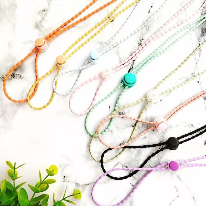 [MD] STRAP MASKER 2IN1 | KALUNG MASKER | KONEKTOR MASKER | TALI MASKER ELASTIS | TALI MASKER IMPORT