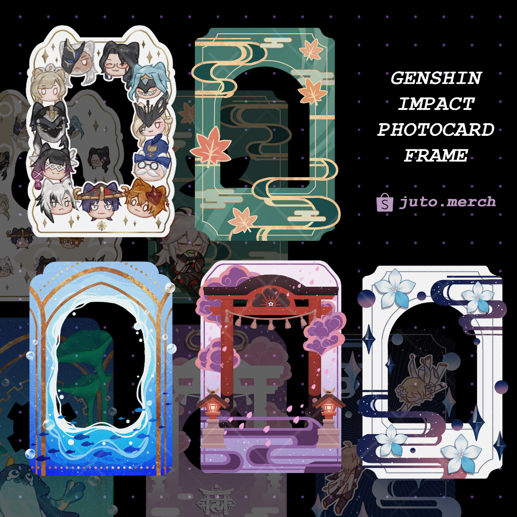 GENSHIN IMPACT PHOTOCARD FRAME (FAN MERCH)