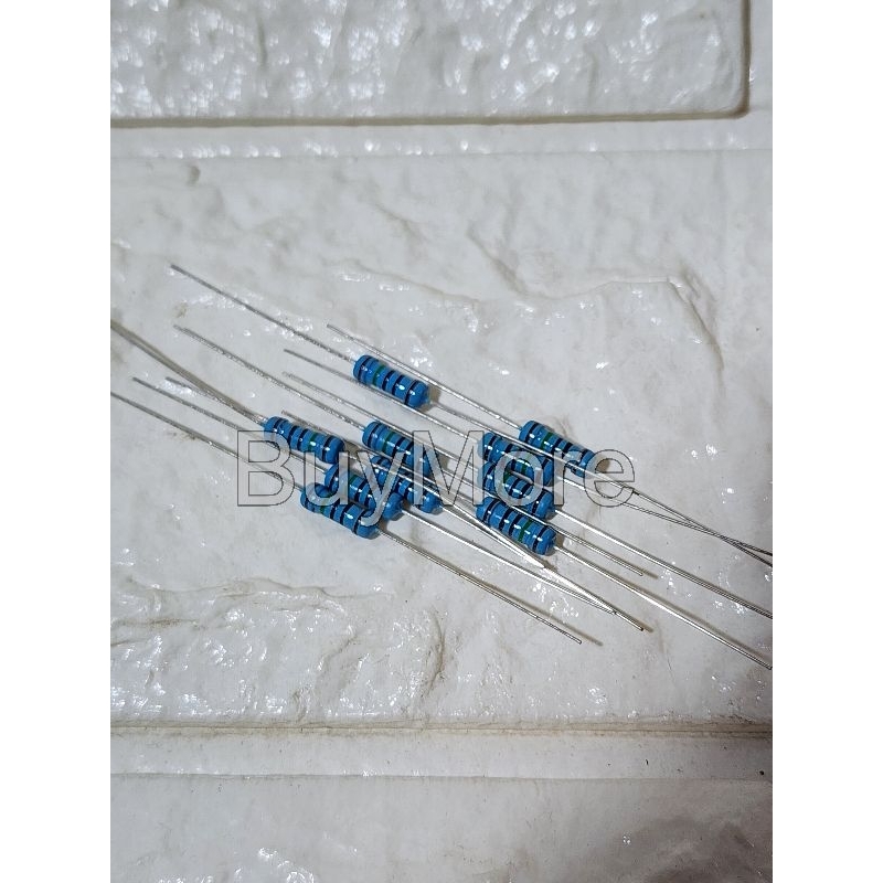 (Isi 10 pcs) Resistor 0.5W 1% 1/2 Watt Biru Resistor 1K2 2K2 2K7 3K3 4K7
