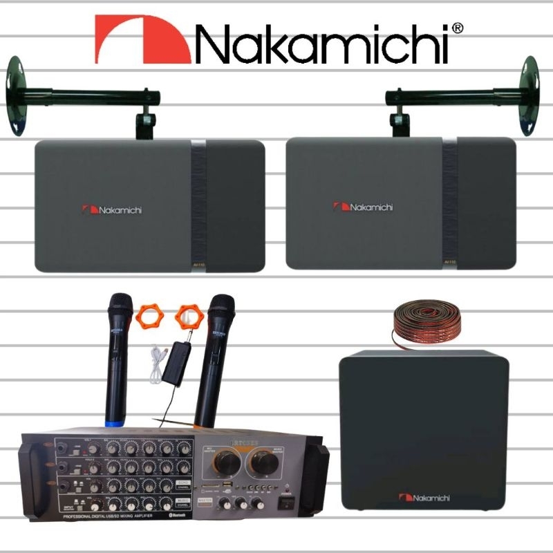 Paket Karaoke Nakamichi Original Spesial Subwoofer Nakamichi