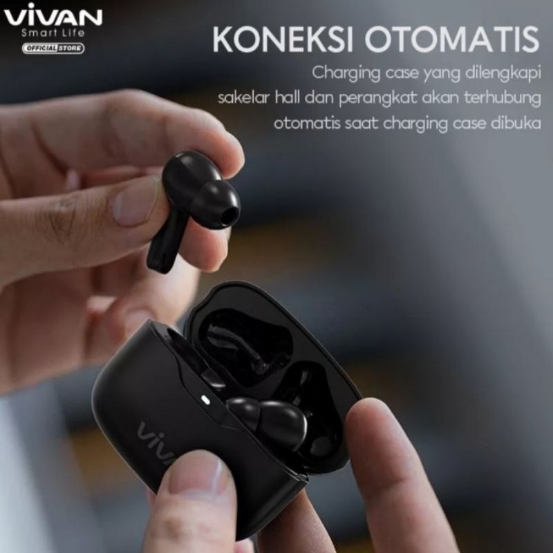 Vivan Earphones Airbuds TWS Liberty T660NC Bluetooth 5.3 Headset