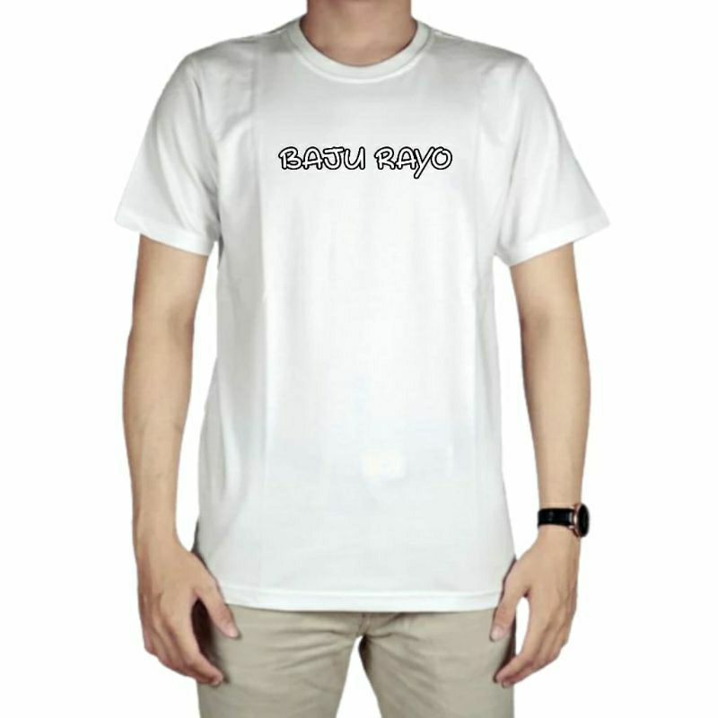 T Shirt Kaos Distro Kata Kata Minang Baju Rayo Pria Wanita Bahan Cotton