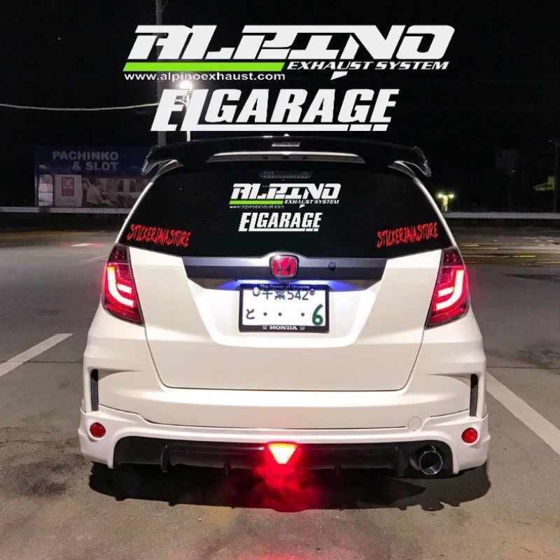 STIKER MOBIL ALPINO ELGARAGE