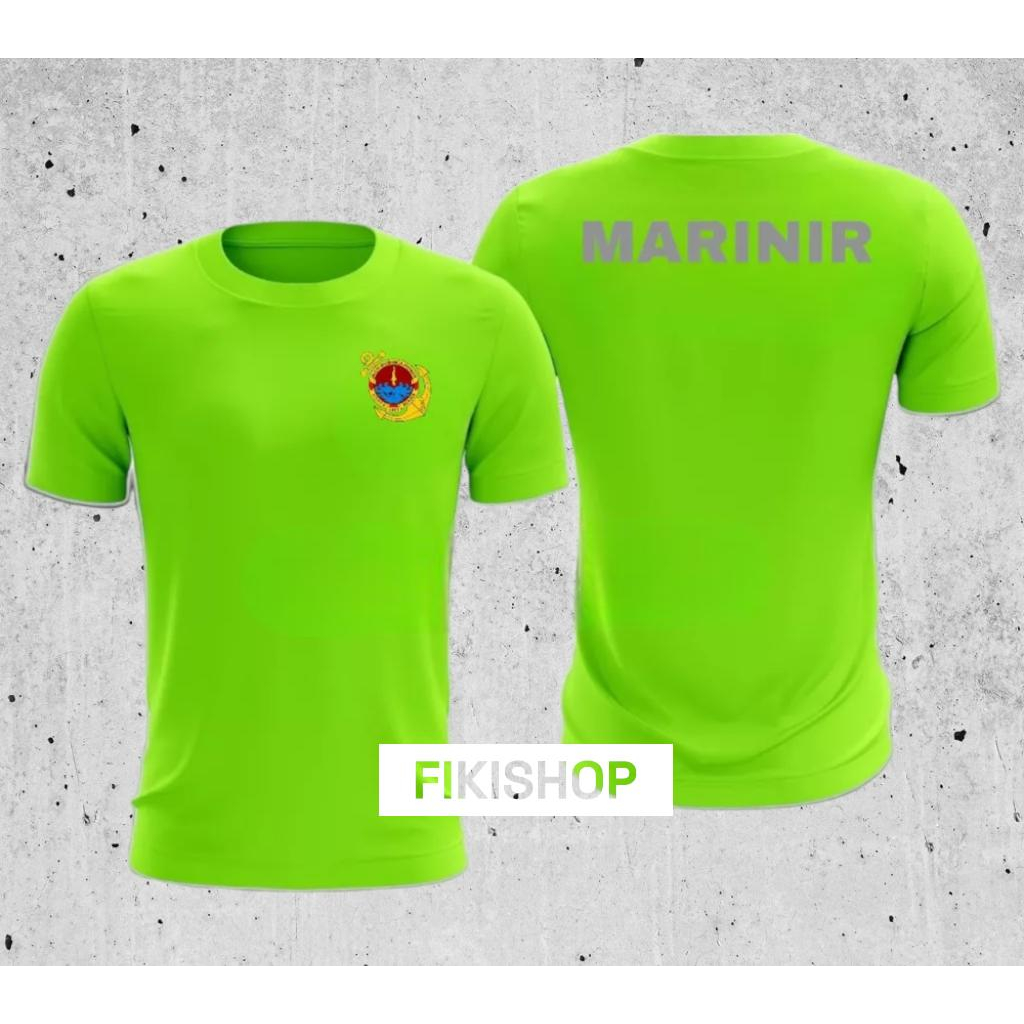 Kaos jersey olahraga MARINIR kaos jersey olahraga HIJAU STABILO DRYFIT MILANO PREMIUM TERBARU bisa C