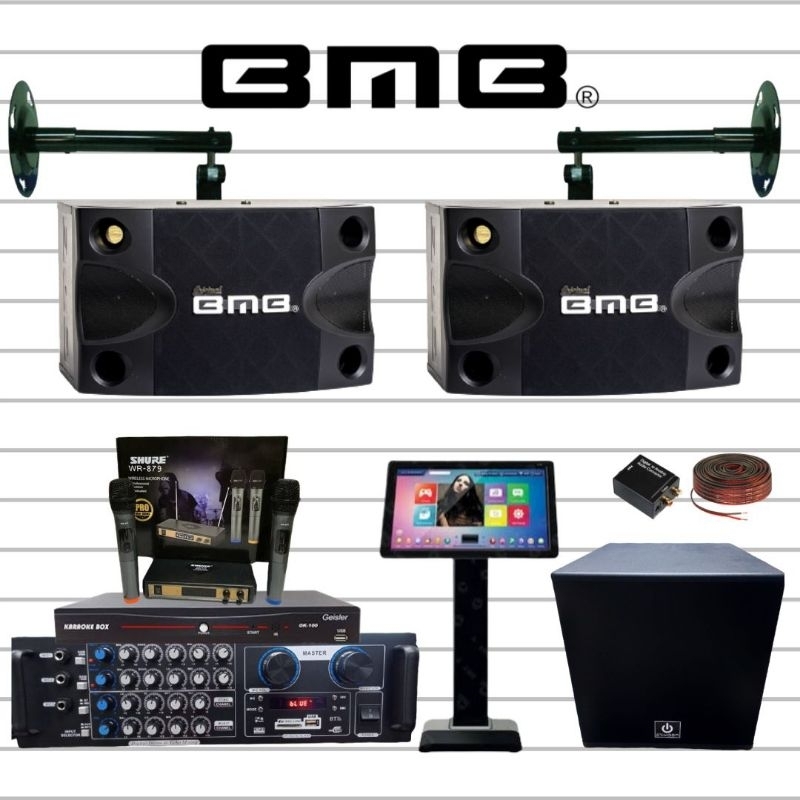 Paket Sound System Karaoke BMB 8 inch Full Set
