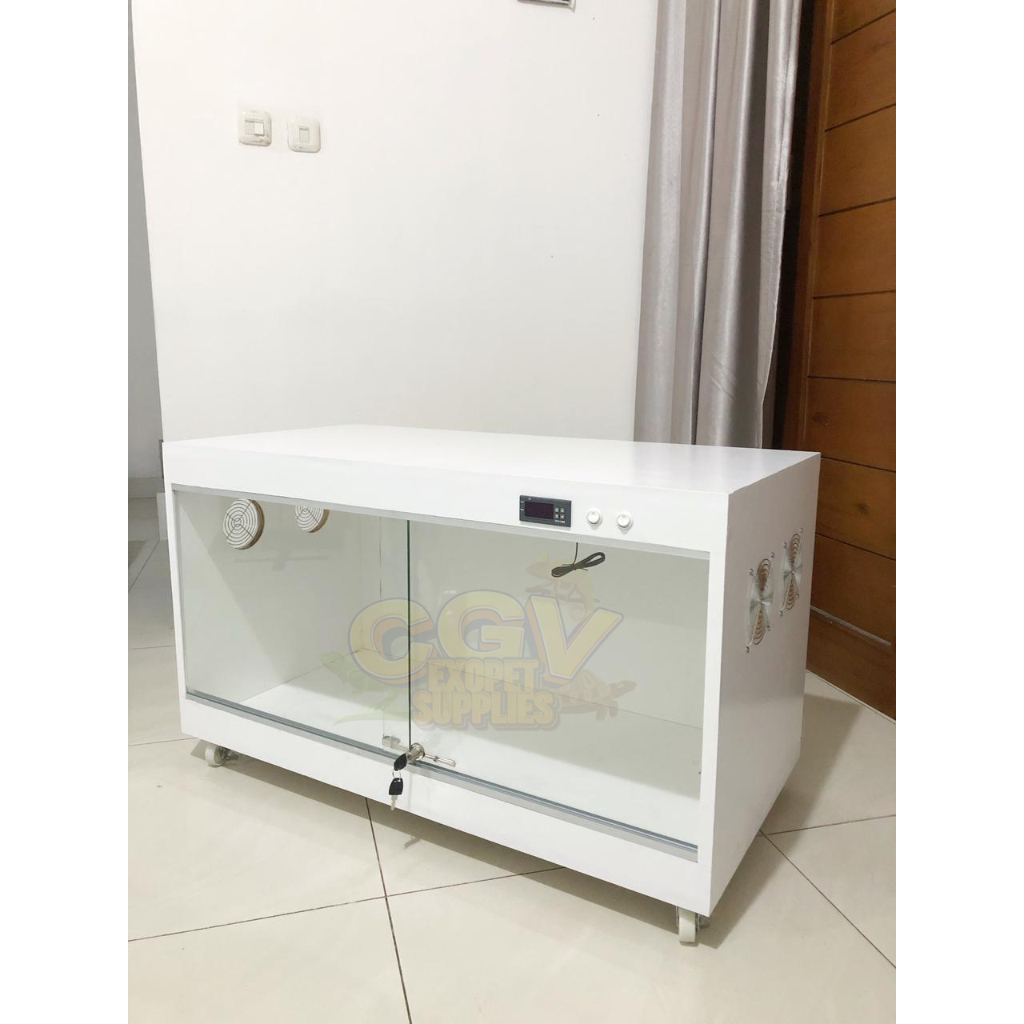 terarium reptil tortoise kura kura darat iguana 100x50x50cm