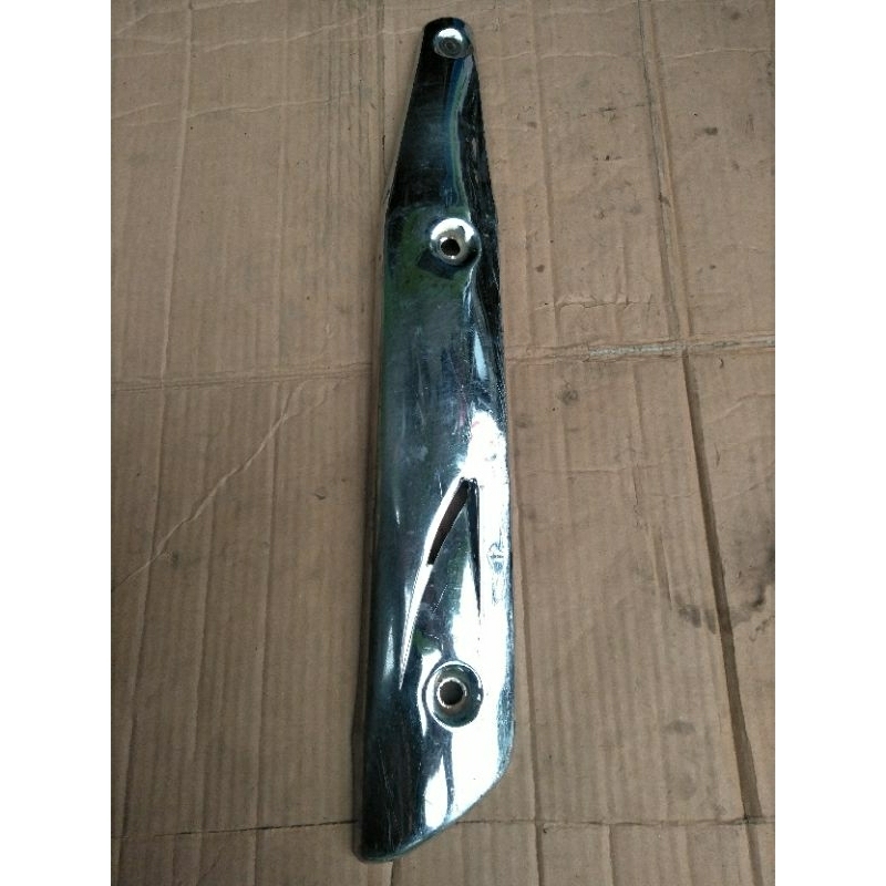 Tameng cover pelindung knalpot karisma supra x 125 lama bekas original