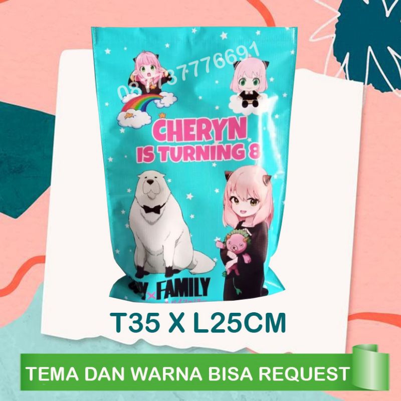 pouch snack custom karater/pouch snack cute/pouch snak ultah