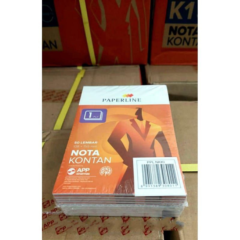 

NOTA PAPARLINE 1PLY KECIL 2 PLY KECIL/ NOTA KONTAN PAPERLINE MURAH