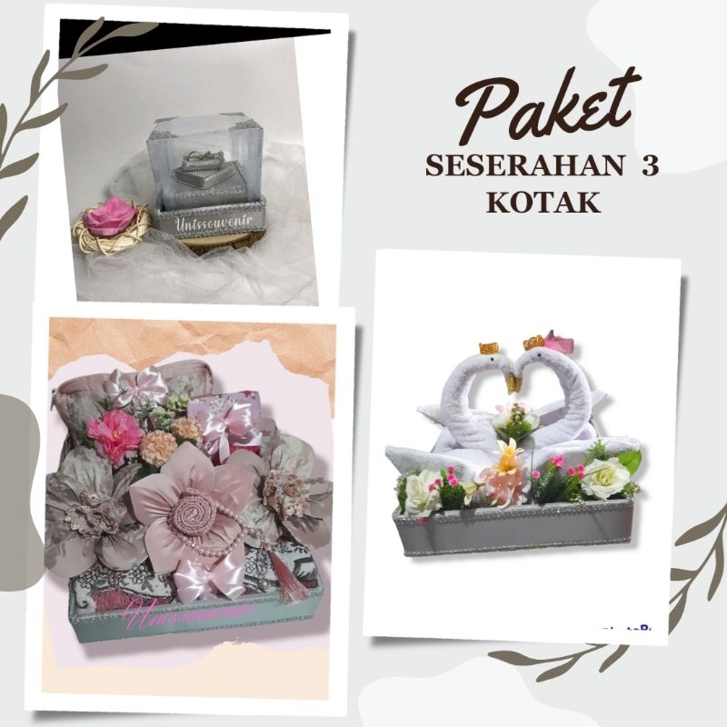 paket seserahan 3 set/paket mahar/paket seserahan pernikahan