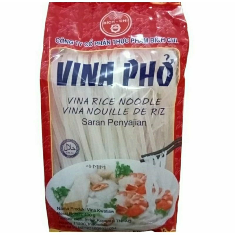 

Bich Chi Vina Pho Kwetiaw Bening Rice Noodle Vietnam 400gr