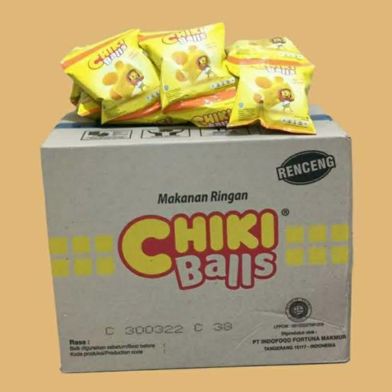 

1 KARTON CHIKI BALL COKLAT & KEJU (ISI 6 RENTENG)