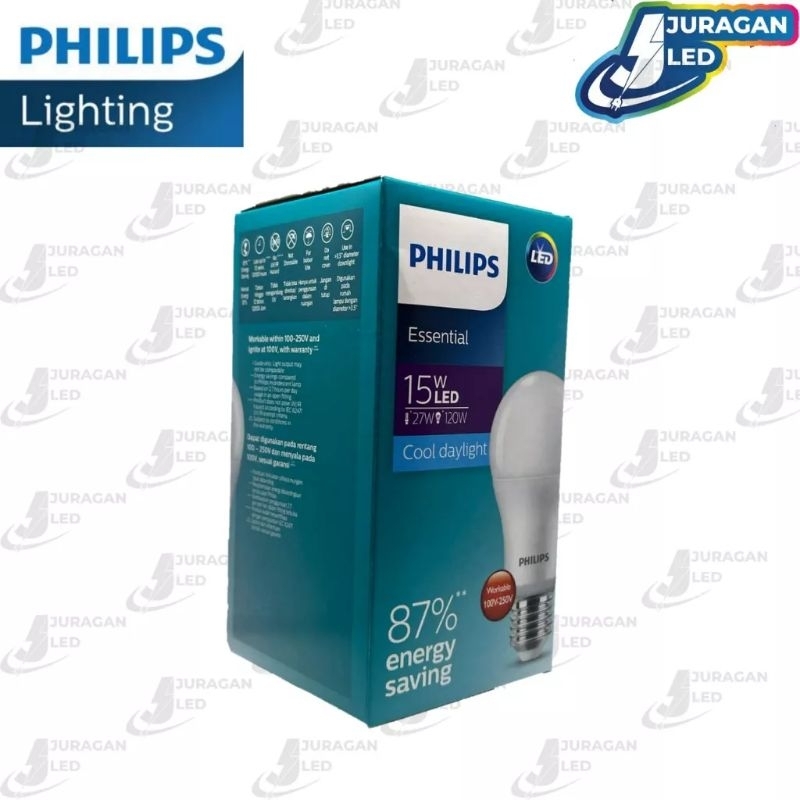 LAMPU LED PHILIPS 15WATT HEMAT ENERGI