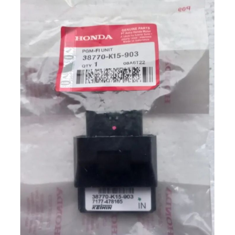 CDI ECU Honda CB 150 R old CBR 150 old 2013, 2014 kode - K15