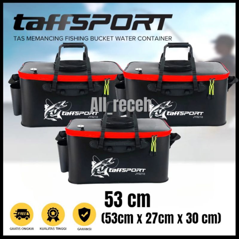 tas pancing 53cm/box umpan/box umpan pancing/box lipat pancing/kotak umpan udang idup/pancing/box um