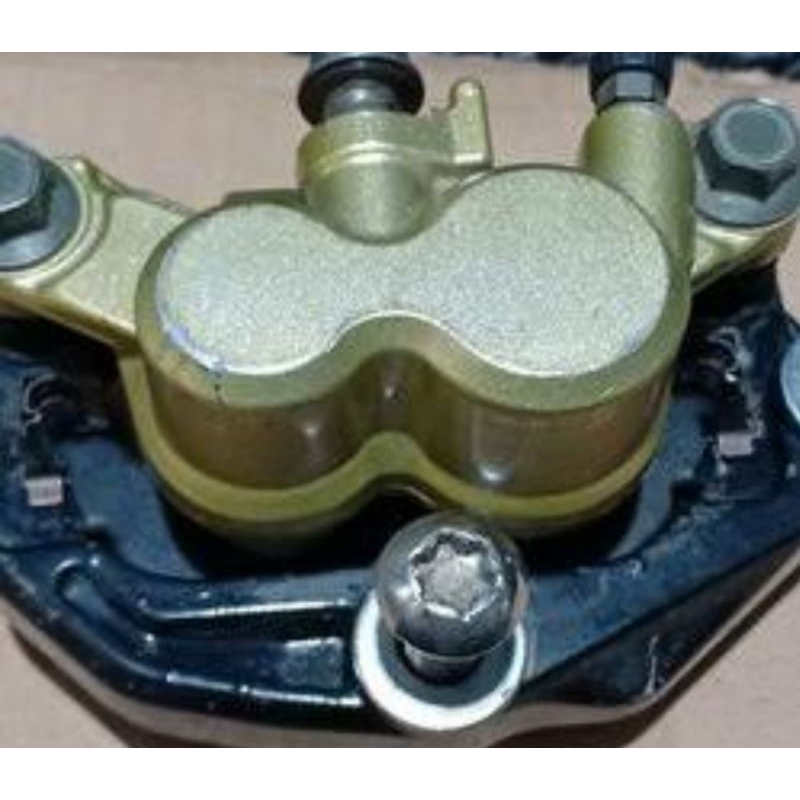kaliper bawah 1set Yamaha Jupiter z Burhan Piston 2 Original Copotan