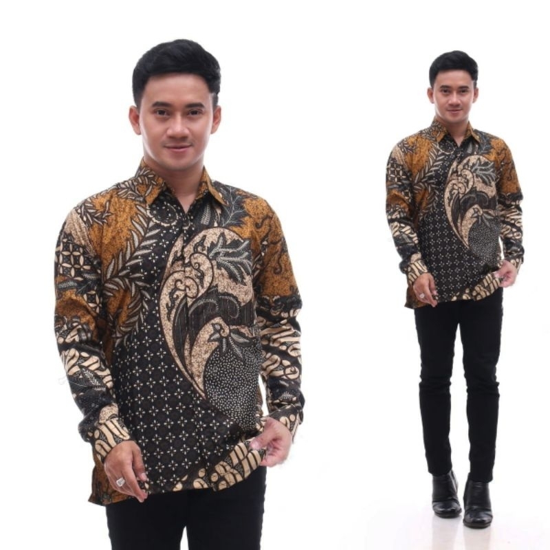 NEW ARRIVAL BATIK DISTRO KEMEJA BATIK PRIA LENGAN PANJANG