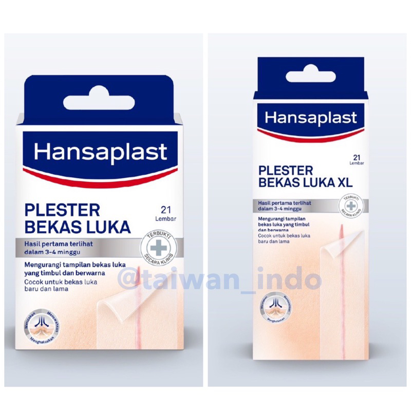 Hansaplast Plester Bekas Luka XL JUAL SATUAN / LEMBAR - Menghilangkan Bekas Luka &amp; Keloid