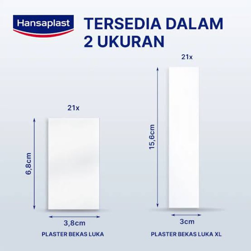 Hansaplast Plester Bekas Luka XL JUAL SATUAN / LEMBAR - Menghilangkan Bekas Luka &amp; Keloid