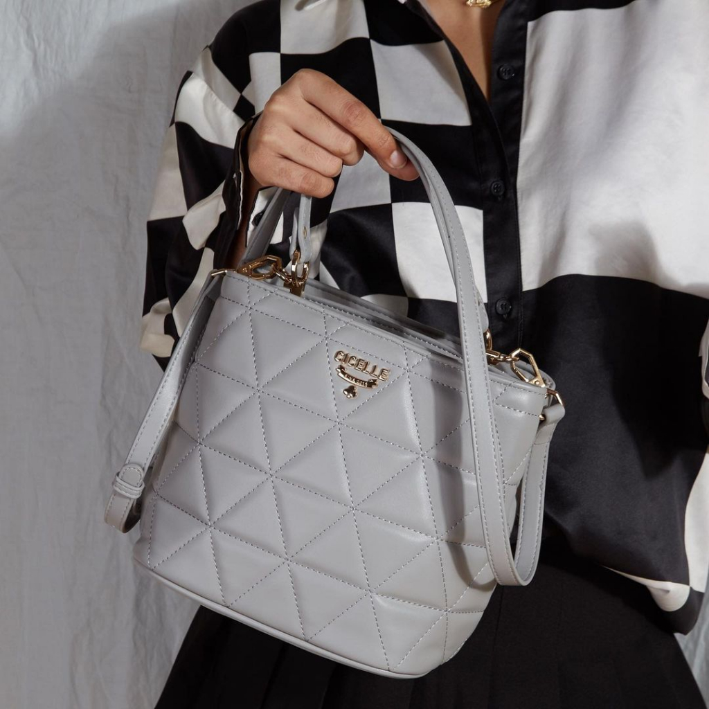 TAS MOTIF KERANJANG CICELLE 3341