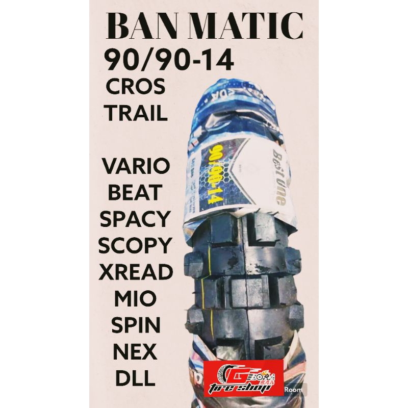 Ban Matic Trail Cros 90/90-14 BAN CROS ban metic ban r14 bpan vario ban mio ppban bead ban tril meti