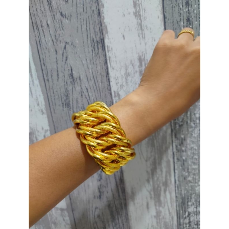 Acc gelang coco916 lipan 4cm jumbo Kuningan