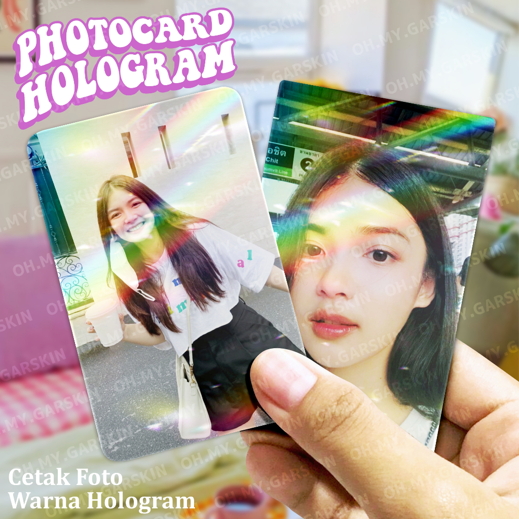 Cetak Photo Hologram 5 x 8  Cm - Foto Lab Hologram Photocard