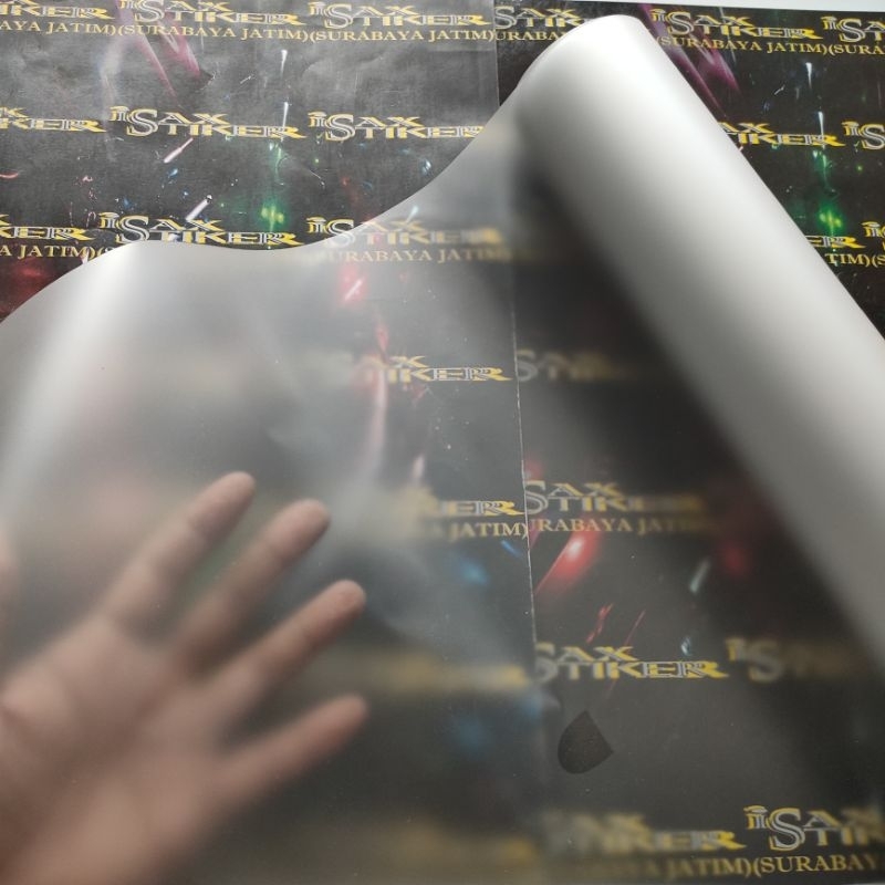 Skotlet putih transparan dof harga meteran ukuran 45cm