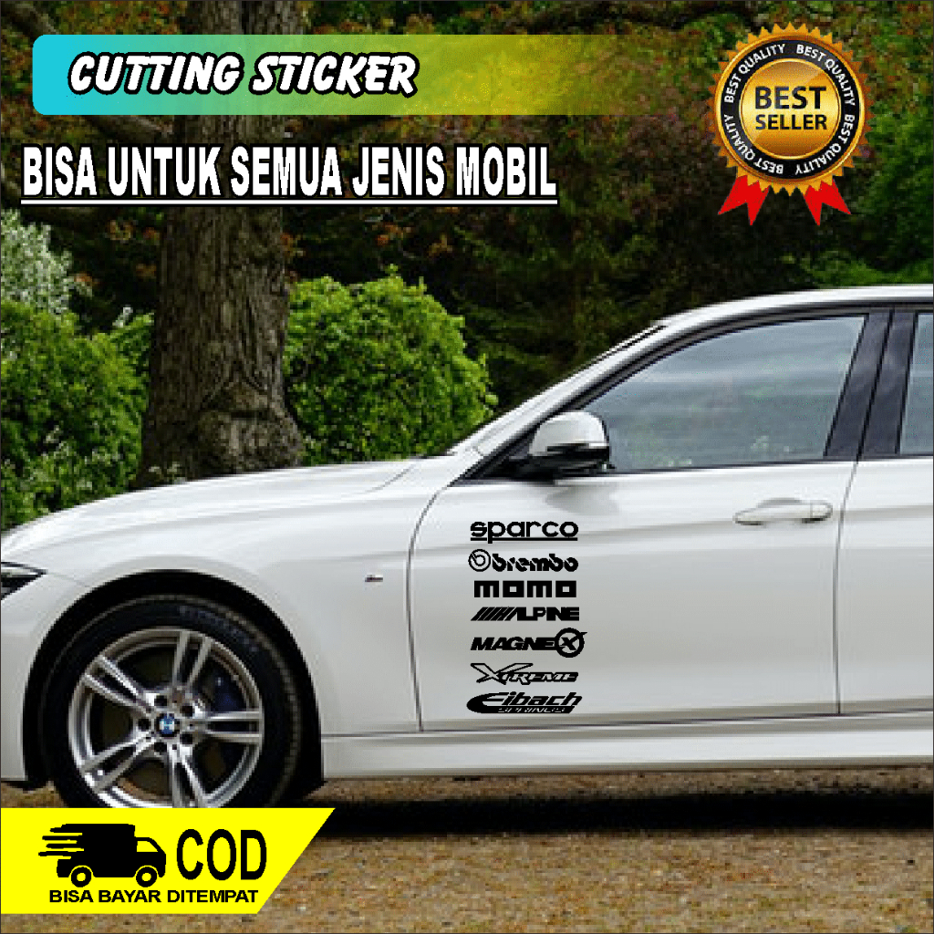 sticker stiker mobil keren | stiker mobil Sarco | stiker body mobil | stiker pintu mobil