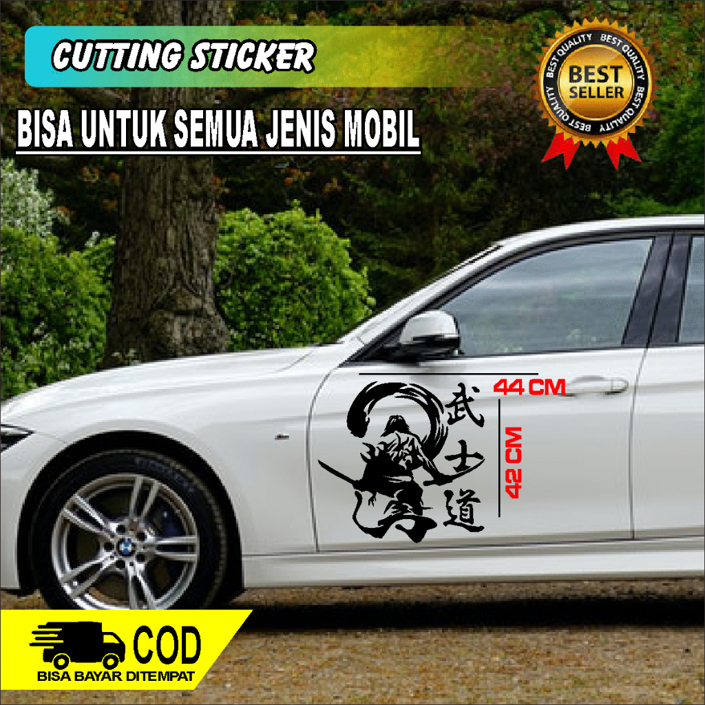 sticker stiker mobil keren | stiker mobil Samurai | stiker body mobil | stiker pintu mobil