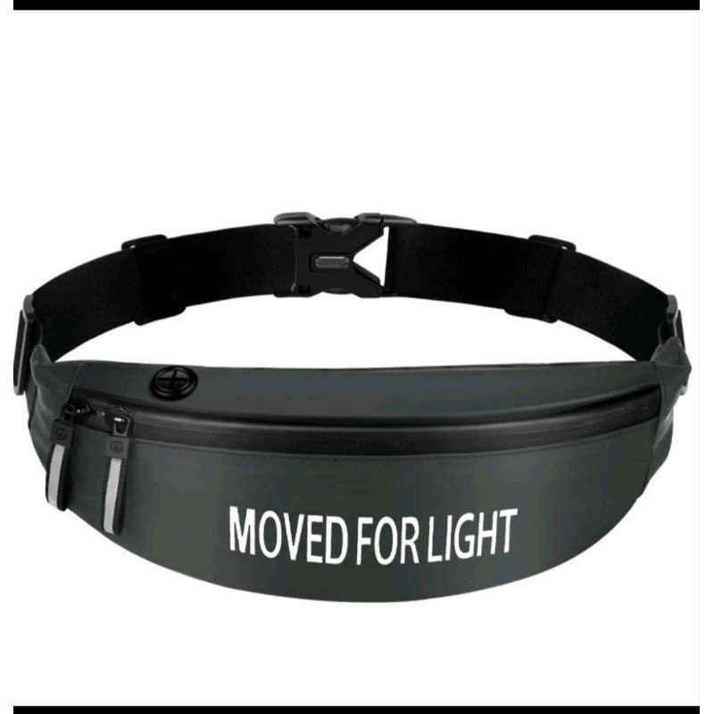 Tas Selempang Pinggang pria wanita Waterproof Sports Waistbag Moved For Light MFL4