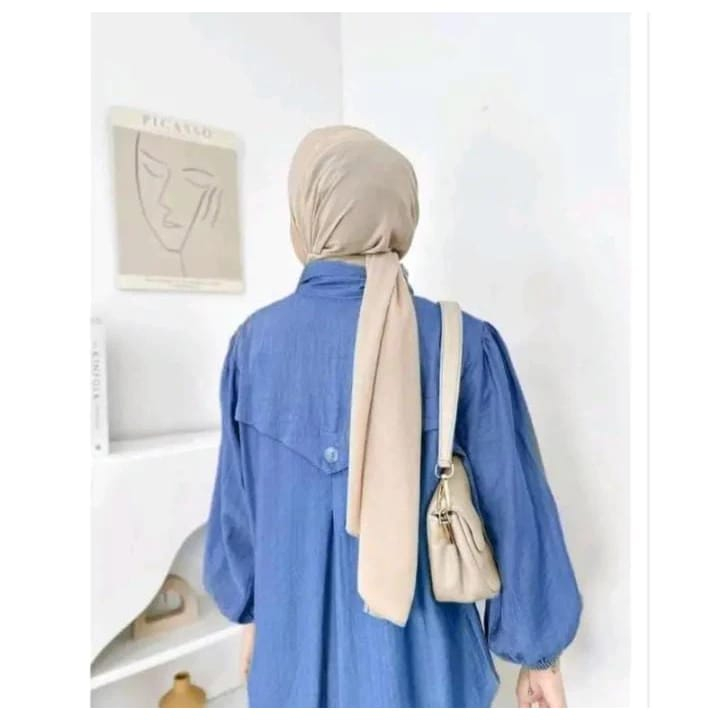 Laura blus jumbo polo linen premium