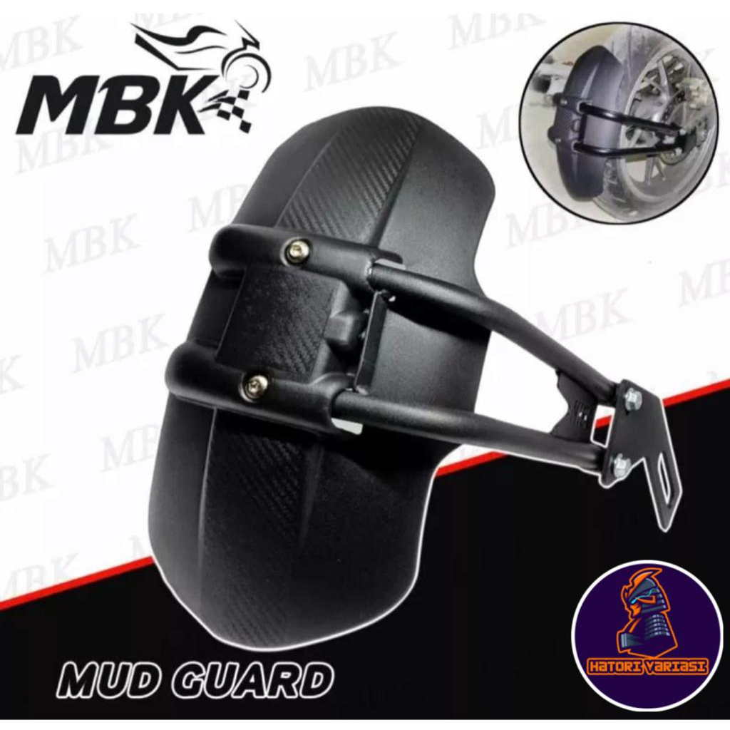 MUDGUARD MOTOR PELINDUNG LUMPUR MOTOR SPAKBOR BELAKANG MOTOR VIXION BYSON CB 150 NINJA BEBEK