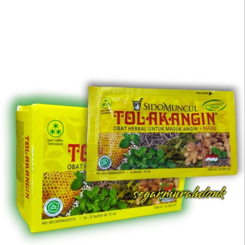 

Tolak Angin Sidomuncul herbal untuk masuk angin