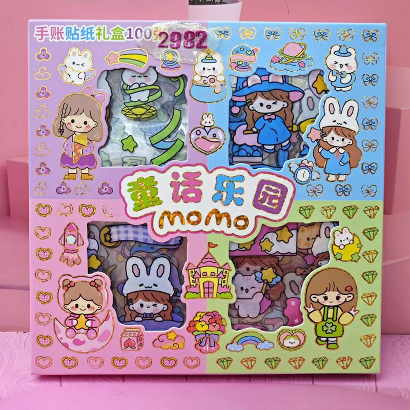 

STICKER MOMO RAINBOW READY 4 WARNA 1BOX ISI 100PCS - MOMO RAINBOW