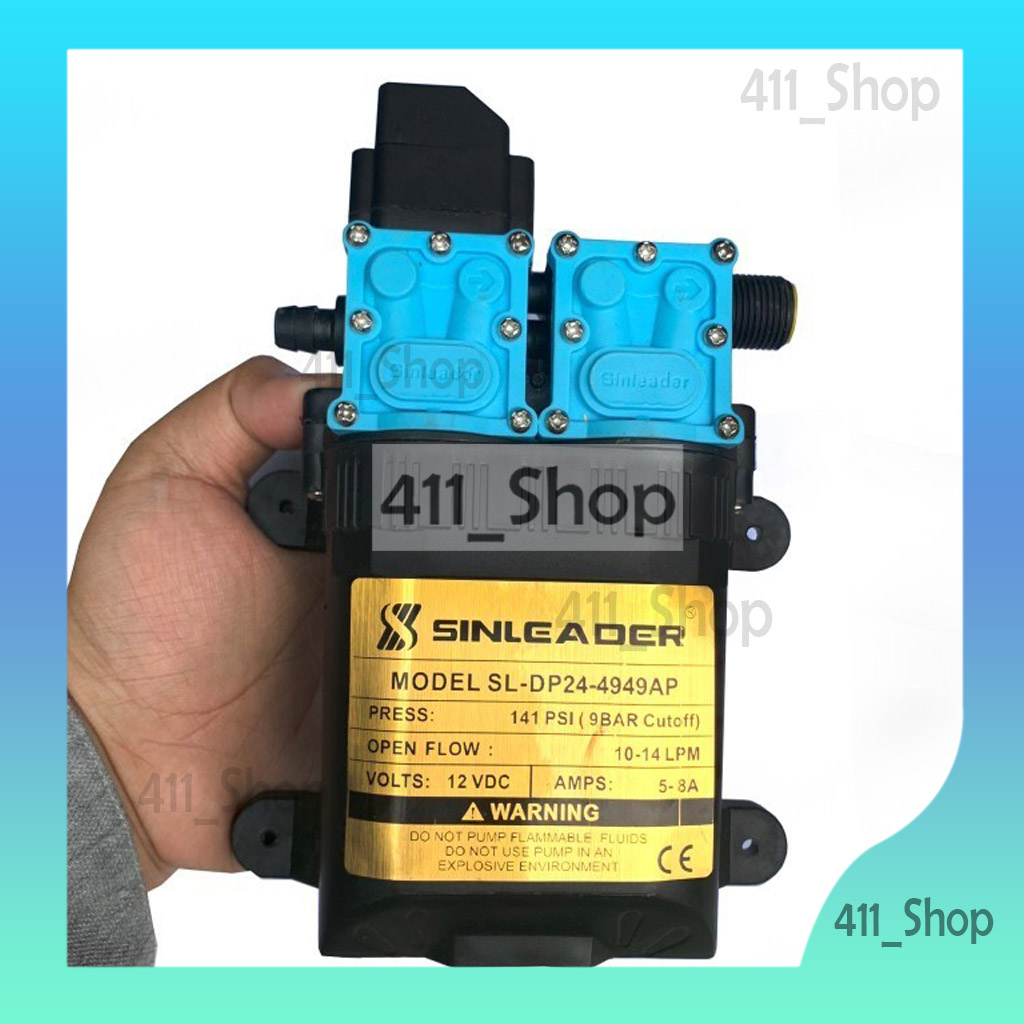 Pompa dual pump dc 12v Sinleader SL-DP24 141 Psi Motor 4949 - ORIGINAL