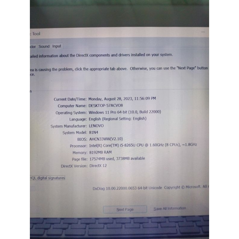 Lenovo c340 core i5 nvidia touchscreen flip
