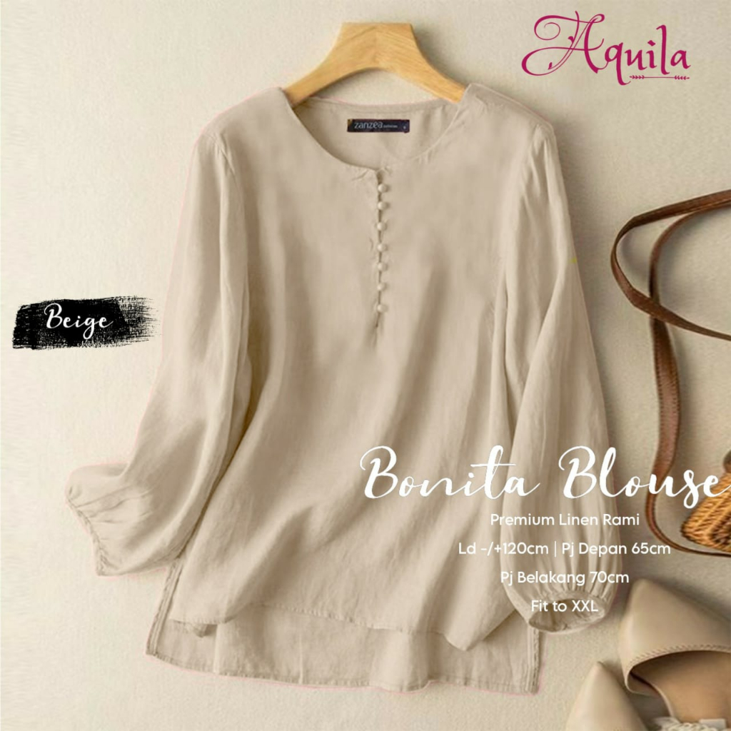 Bonita jumbo blouse by Aquila bonita blouse jumbo atasan wanita size jumbo fit to xxxl blouse wanita