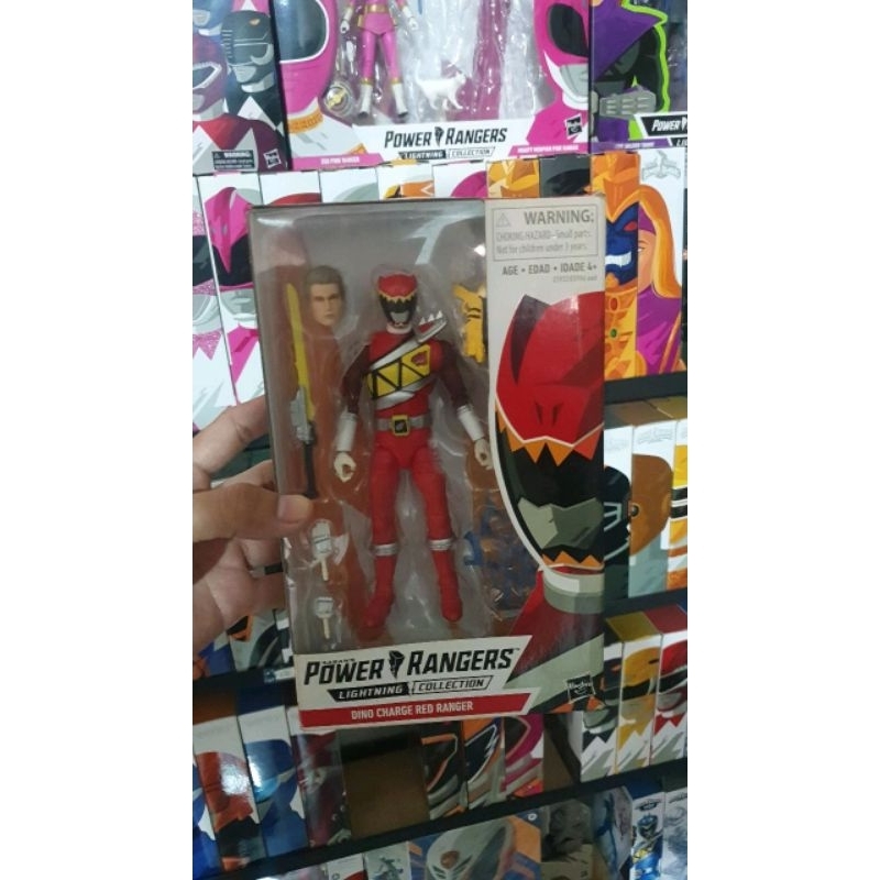 lightning collection power rangers dino charge red ranger merah kyoryu sentai kyoryuger pre order