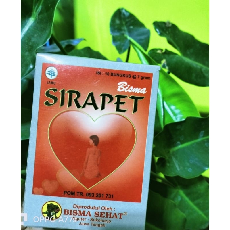 

jamu sirapet sari rapet serbuk bisma isi 10sachet