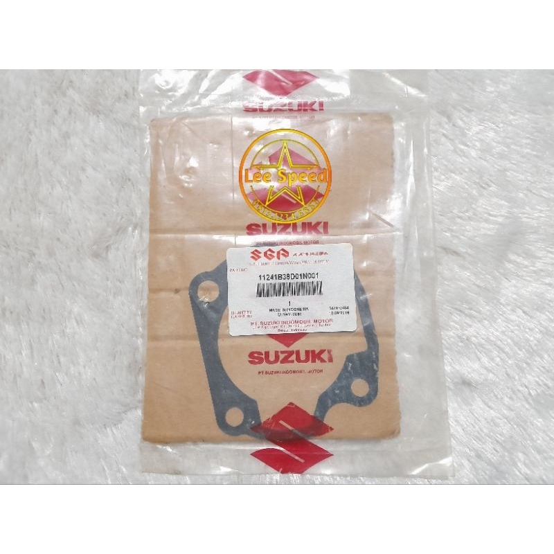 Paking Gasket Perpak Cylinder Blok Block Seher Satria 2T 2 Tak Lumba Hiu Original