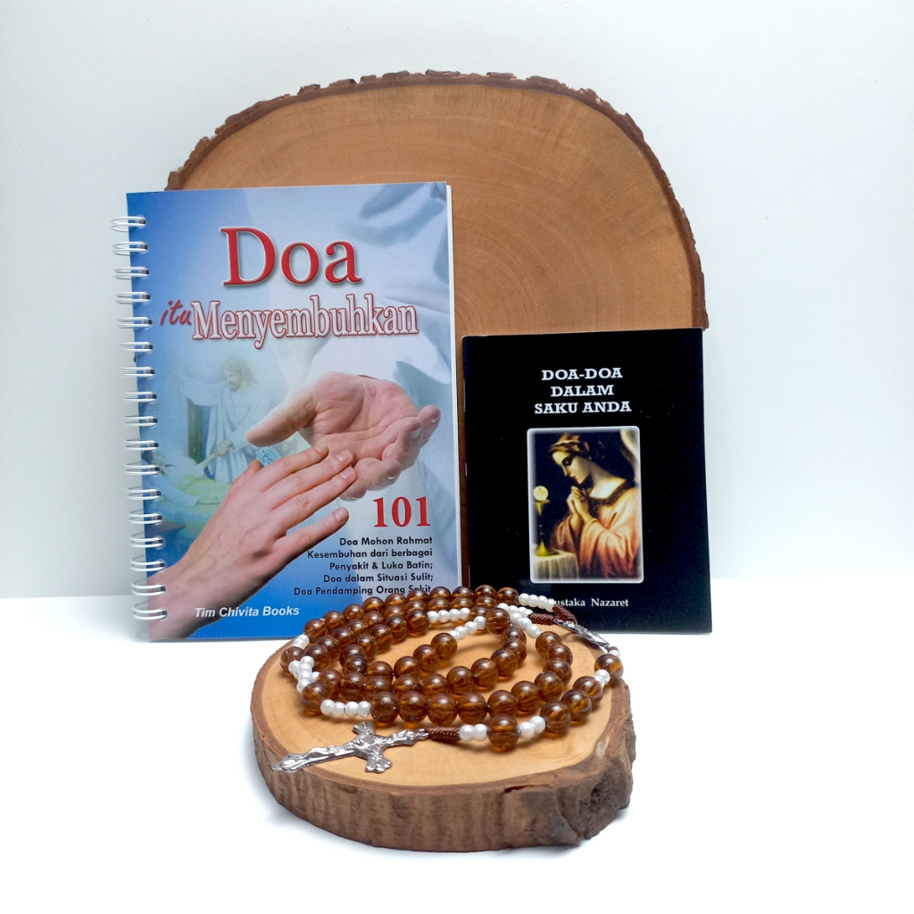Paket Buku Doa: Buku Doa - Rosario - Buku Doa Saku / Souvenir Buku Doa Katolik /Paket Souvenir Rohan