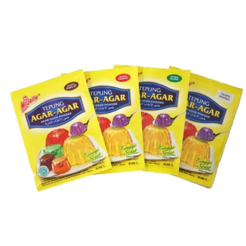 

1Sachet Agar-agar mrjely serbuk instan 7gr